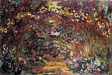 The Path under the Rose Trellises Giverny by Claude Monet